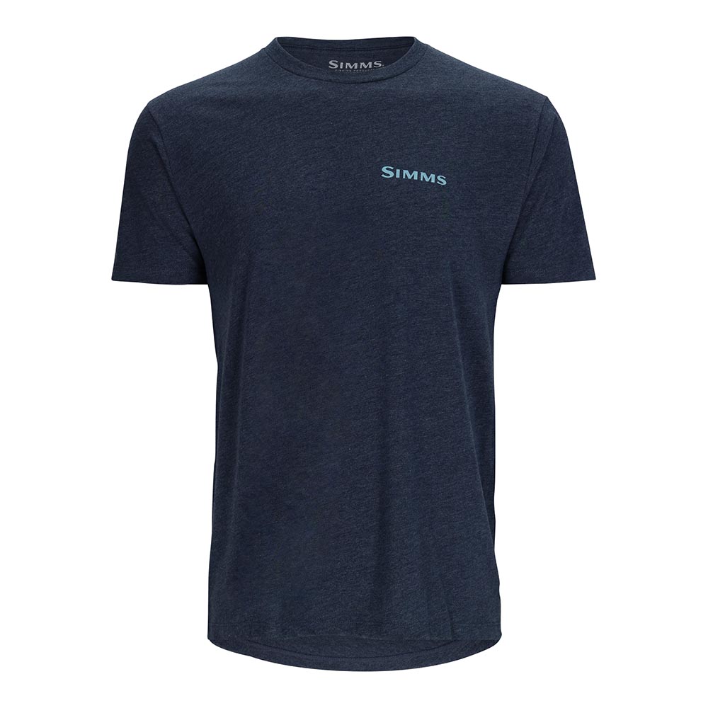 Simms Species TShirt Men's in Navy Heather